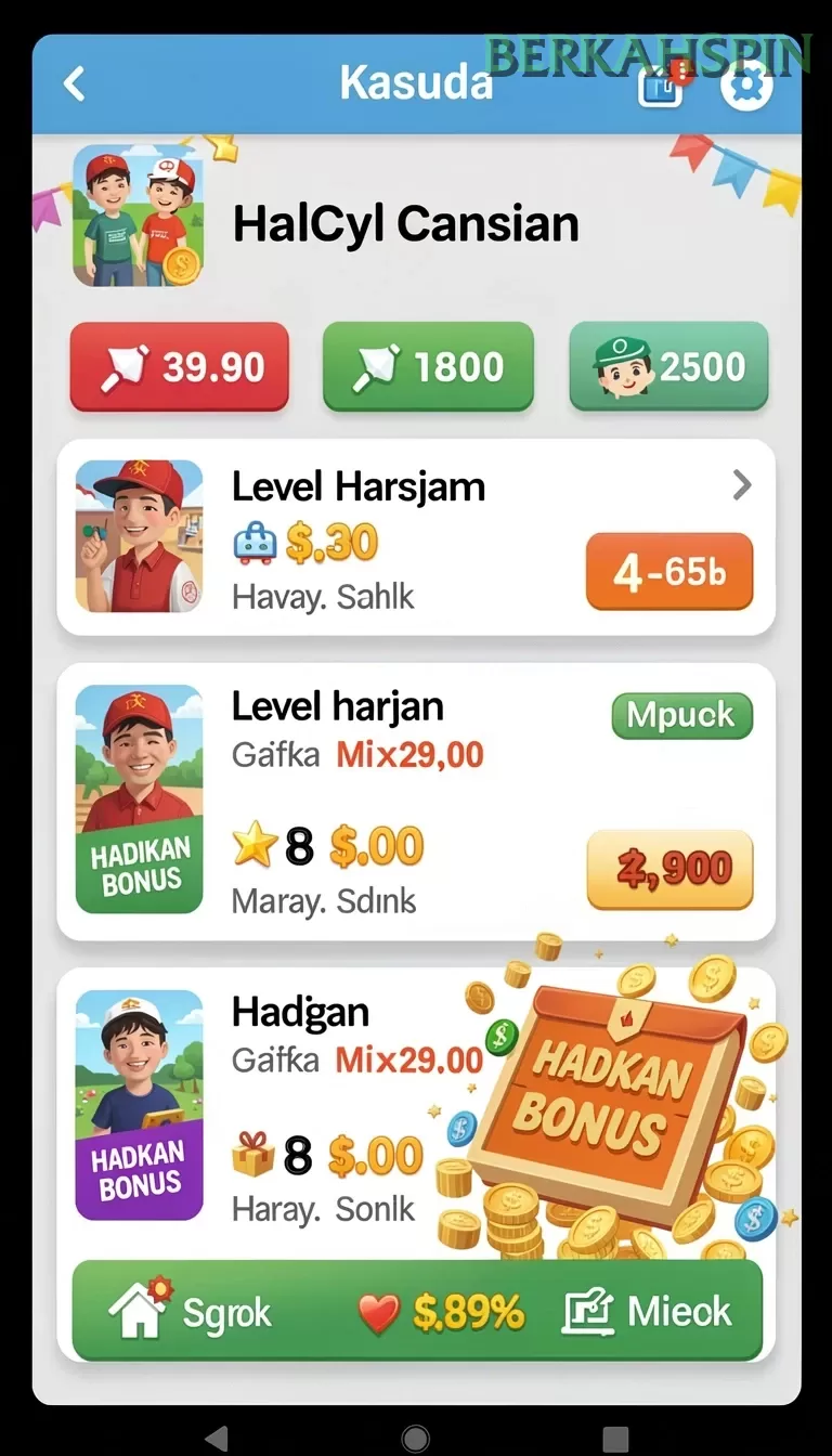 Cuplikan layar LOGAM777 — aktivitas