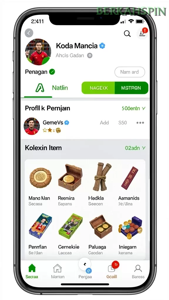 Cuplikan layar PGSPLAY — aktivitas
